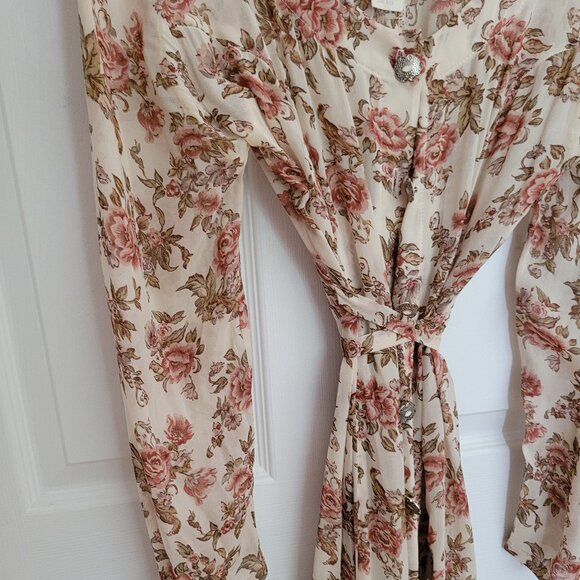 Maxi floral whimsigoth dress - Picture 2 of 10